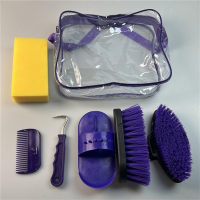 What is the style of a modern horse grooming bag?